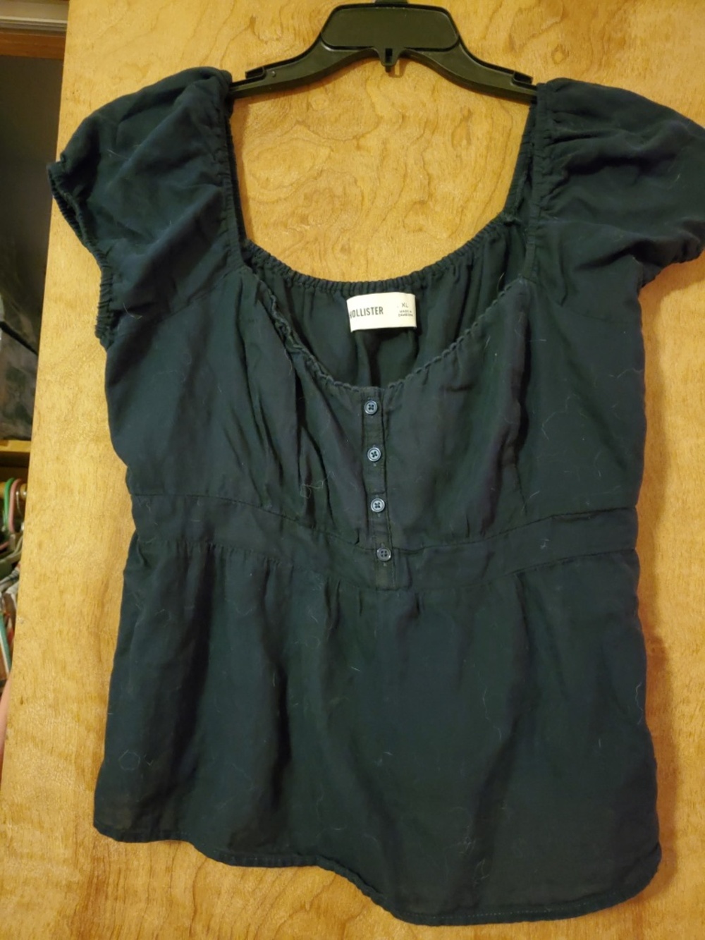 #717 girl shirt made by HOLLISTER